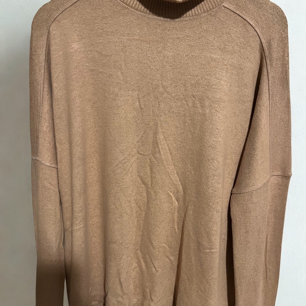 Cato Mock‑Neck Ribbed Long Sleeve Sweater – Size M